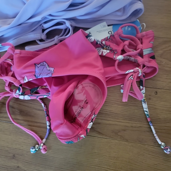 Cupshe Swim Cupshe Purple Pink Floral Bikini Small Poshmark